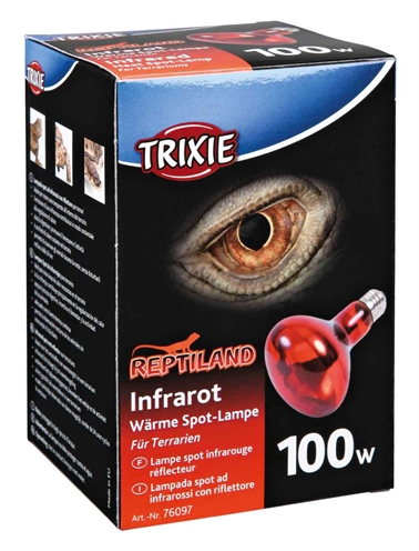 Trixie reptiland warmtelamp infrarood | 100 watt 8x8x10,8 cm