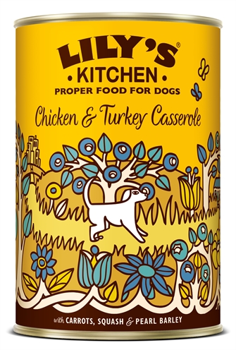 Lily's kitchen dog chicken / turkey casserole | 6x400 gr