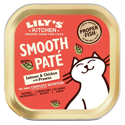 Lily's kitchen cat smooth pate | zalm/kip 19x85 gr
