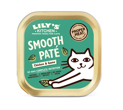 Lily's kitchen cat smooth pate chicken / game