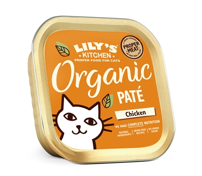 Lily's kitchen cat organic chicken pate