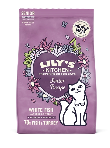 Lily's kitchen cat senior fish/turkey recipe | 800 gr