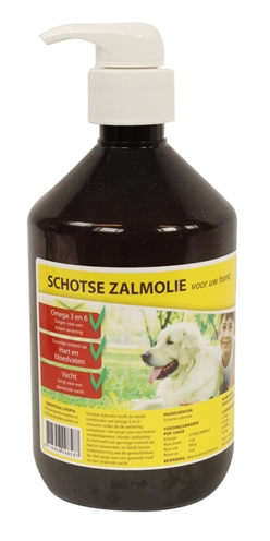 Utopia zalmolie natuur met pompje | 500 ml