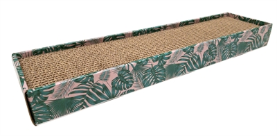 Croci krabplank homedecor groen bladeren | 48x12,5x5 cm