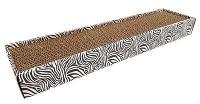 Croci krabplank homedecor zebra print | 48x12,5x5 cm