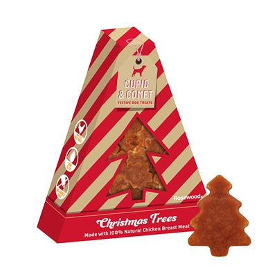 Cupid & comet kerstboom met kerstboom snacks