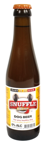 Snuffle hondenbier kipsmaak | 25 cl glazen fles
