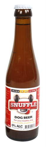 Snuffle hondenbier rundsmaak | 25 cl glazen fles