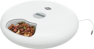 Trixie voerautomaat tx5+1 | 6 maaltijden 180 ml wit 32x32x8 cm