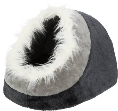 Trixie kattenmand iglo minou | donkergrijs / lichtgrijs 35x26x41 cm