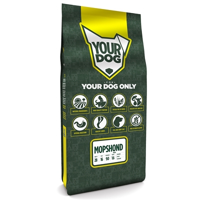 Yourdog mopshond pup | 12 kg dog food