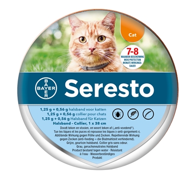 Bayer seresto teken- en vlooienband kat | 38 cm
