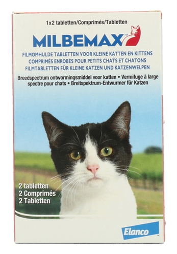 Milbemax tablet ontworming kleine kat / kitten | 2 tabletten