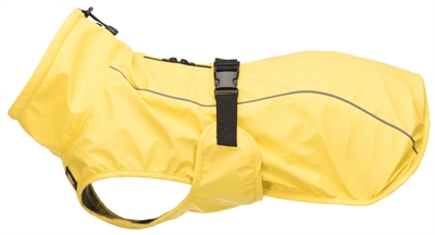 Trixie regenjas hond vimy geel | ruggrote 70 cm, buikomvang 80-98 cm
