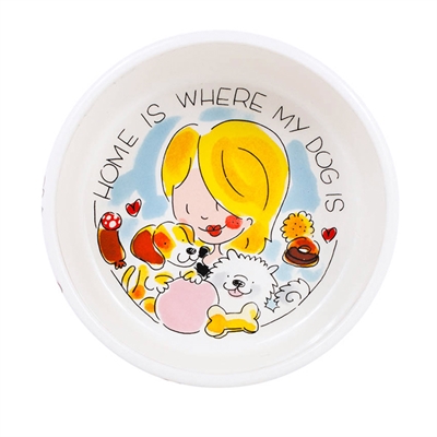 Zzzblond amsterdam voerbak hond home is where my dog is