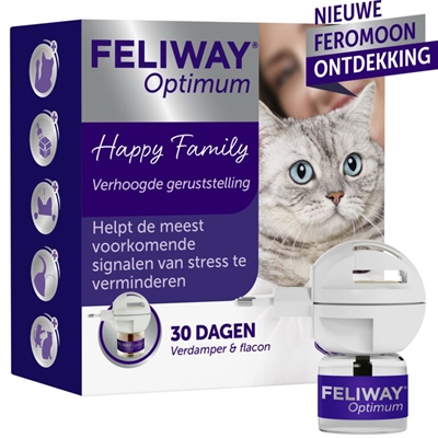 Feliway verdampper optimum 48 ml | vulling tegen stress bij katten