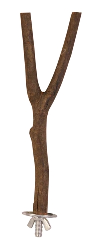 Trixie zitstok y-vorm schorshout | 20x1,5cm 3st