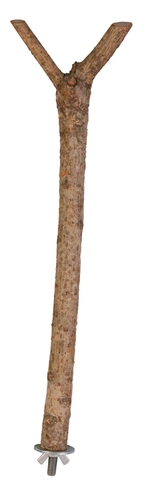 Trixie zitstok y-vorm schorshout | 35x1,8cm 3st
