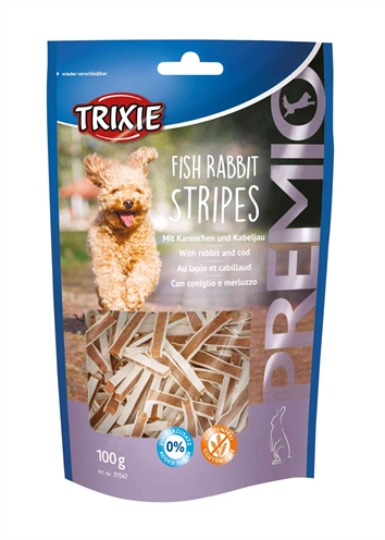 Trixie premio fish rabbit stripes | 100 gr 6 st