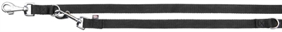 Trixie hondenriem classic verstelbaar zwart | 200x2 cm