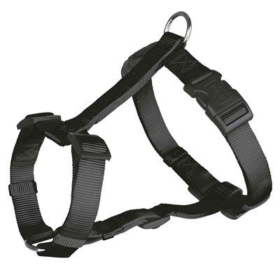 Trixie hondentuig classic h-tuig zwart | 40-65x1,5 cm