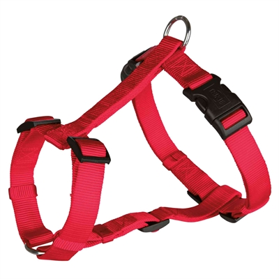 Trixie hondentuig classic h-tuig rood | 50-75x2 cm