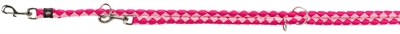 Trixie hondenriem cavo reflect fuchsia 200x1,2 cm | verstelbaar