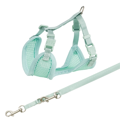 Trixie puppy tuig soft mintgroen | 26-34 cm, 2 m riem
