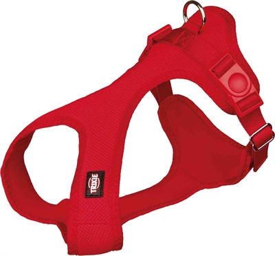 Trixie hondentuig touring comfort soft | rood 28-40x1,5 cm