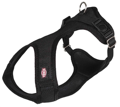 Trixie hondentuig touring comfort soft | zwart 35-60x2 cm