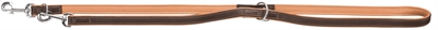 Trixie hondenriem active comfort | leer bruin lichtbruin 200x2,5 cm