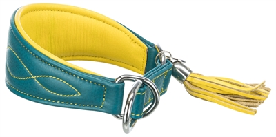 Trixie halsband hond active comfort | petrol, 21-26x4 cm