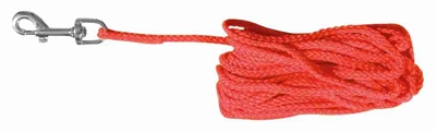Trixie hondenriem sleeplijn rood | 15 mtr x 0,5 cm