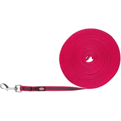 Trixie hondenriem sleeplijn roze | 10 mtr x 1,5 cm