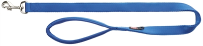 Trixie hondenriem premium royal blauw | 120x1 cm