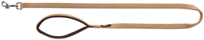 Zzz trixie hondenriem premium karamel beige