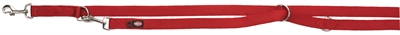 Trixie hondenriem premium tweelaags rood | 200x1,5 cm