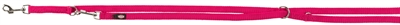 Zzz trixie hondenriem premium dubbelgestikt verstelbaar fuchsia