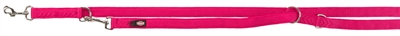Zzz trixie hondenriem premium verstelbaar tweelaags fuchsia