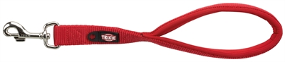 Trixie hondenriem premium korthouder rood | 37x2,5 cm