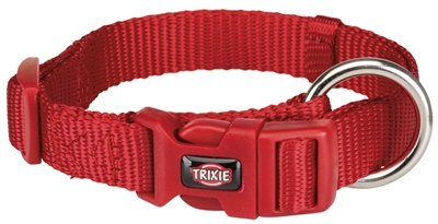 Trixie halsband hond premium rood | 30-45x1,5 cm