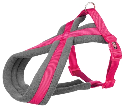 Trixie hondentuig premium touring | fuchsia 35-65x2 cm