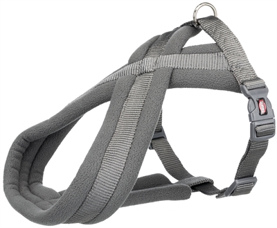 Trixie hondentuig premium touring gris | 35-65x2 cm