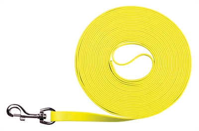 Trixie hondenriem easy life | neon geel 10 mtr x 1,7 cm