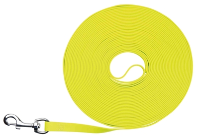 Trixie hondenriem easy life neon geel | 15 mtr x 1,7 cm
