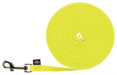 Trixie hondenriem easy life 10m neon geel | sleepafstand 1,3cm