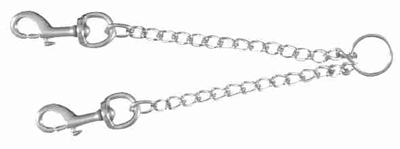 Trixie koppelketting 42×2 cm – verchroomd met musketonhaak