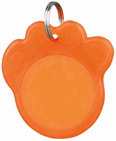 Trixie adreshanger phosphoriserend oranje | 3,5 cm 6 st