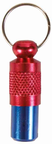 Trixie adreshanger blauw/rood | 6 stuks