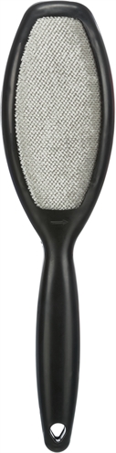 Trixie pluizenborstel dubbelzijdig 26 cm | zwart/grijs 3 st